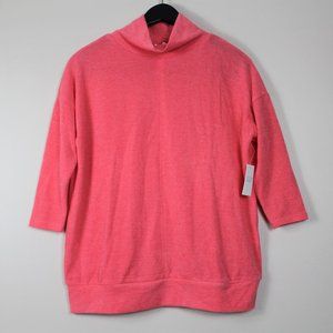 Stitch & Knot Coral Pink Sweater Top Womens S NWT